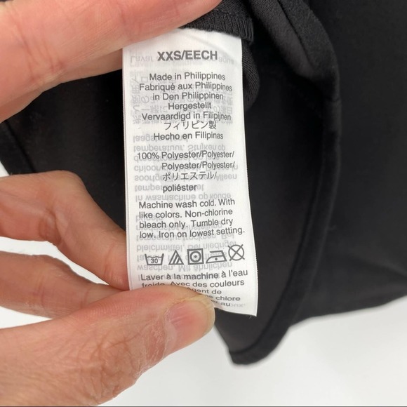 J. Crew Black Crepe Ruffle Neck Top - Picture 8 of 10